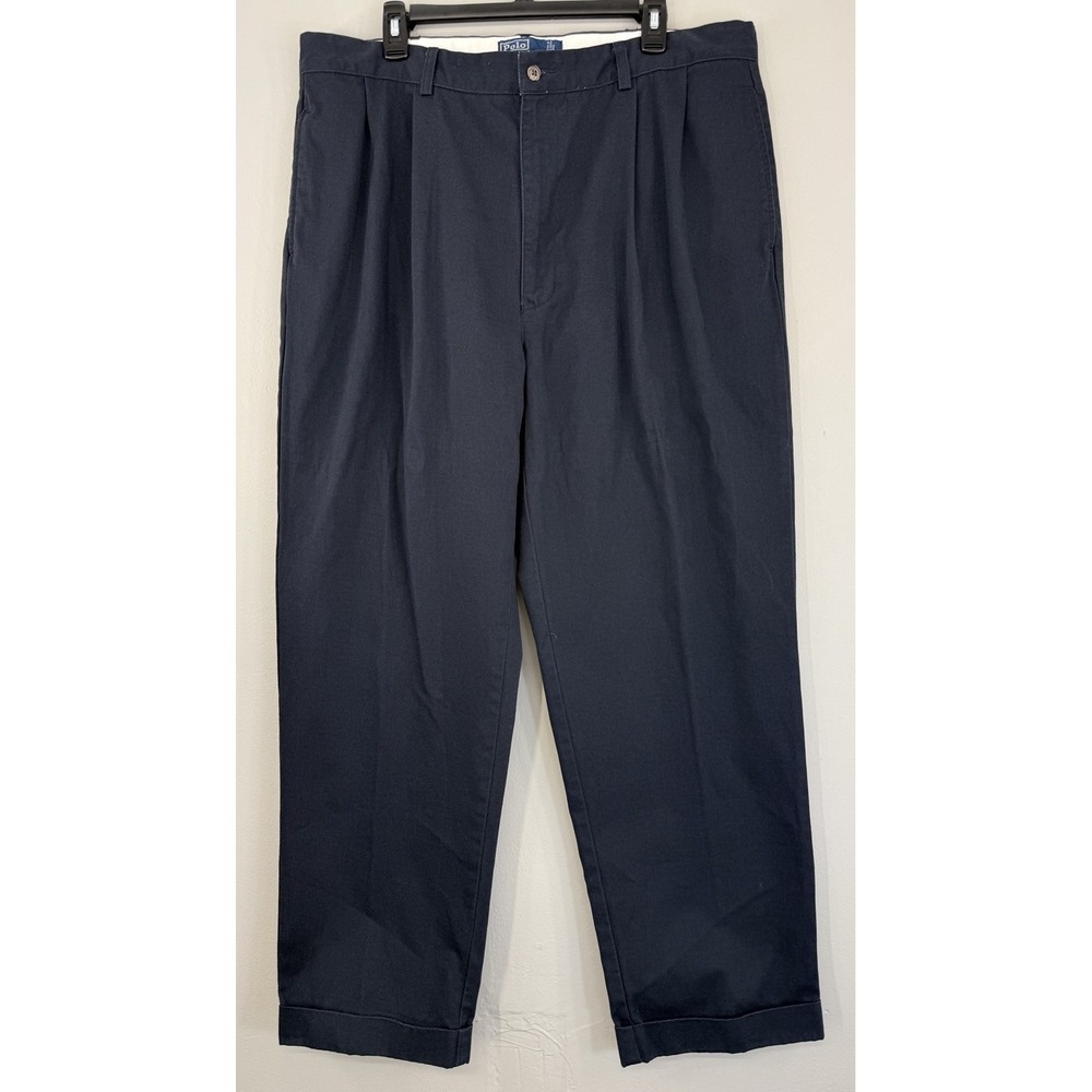Vtg Polo Ralph Lauren Classic Chino Hammond Pant Men's Fits 38x29.5 Pleated